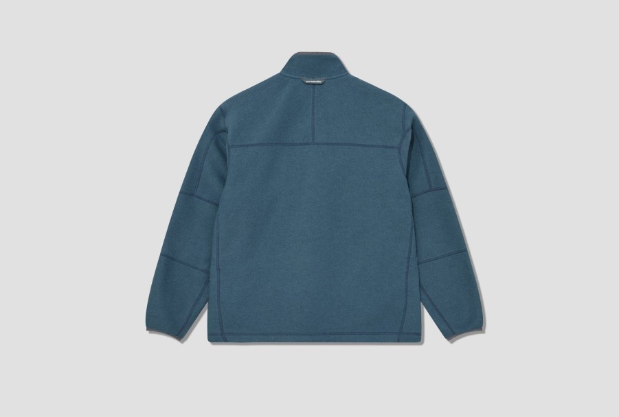 Clothing and wander | Wool Fleece Pullover 5743281052 Blue