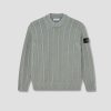 Clothing STONE ISLAND | Pure Wool With 'Dust' Treatment 7915568T1 Green