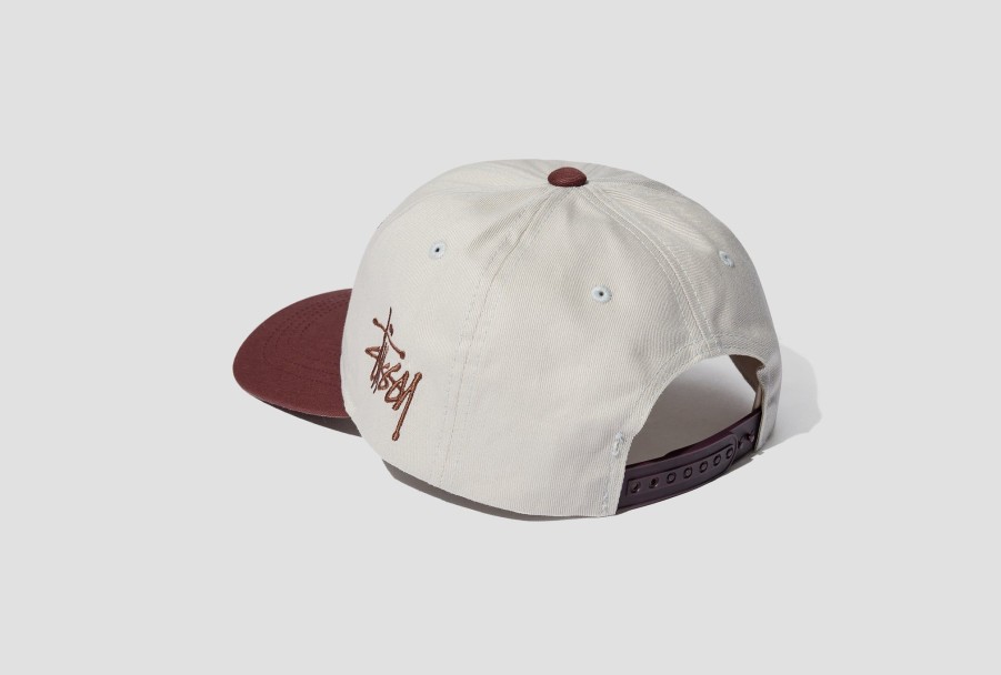 Accessories Stüssy | Chenille S Low Pro Cap 1311061 Light Grey