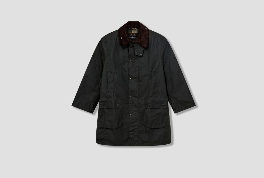 Clothing Barbour | Heritage Select-Os Border Wax Jacket Mwx2089 Green