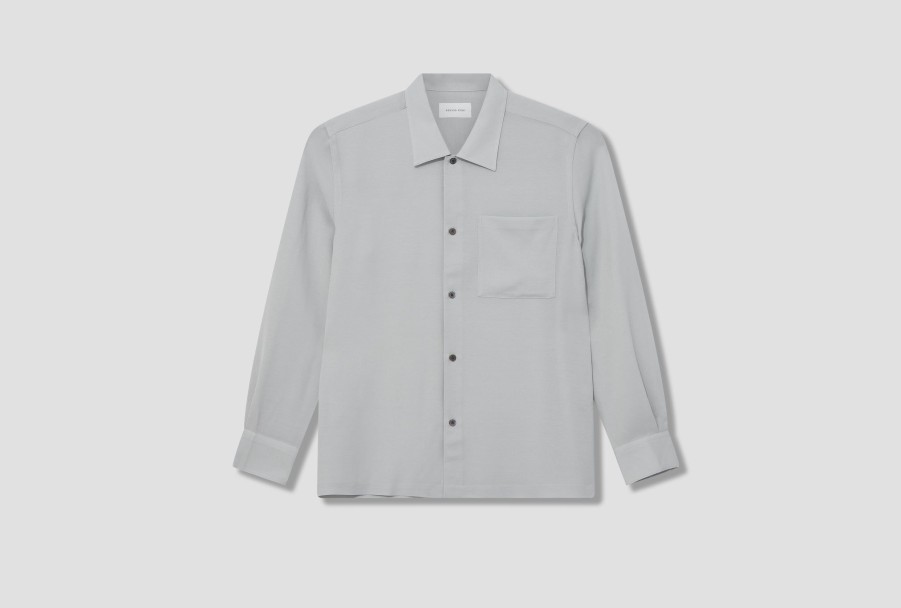 Clothing BERNER KÜHL | Farm Shirt-Ice Crepe 3-45S15 Grey