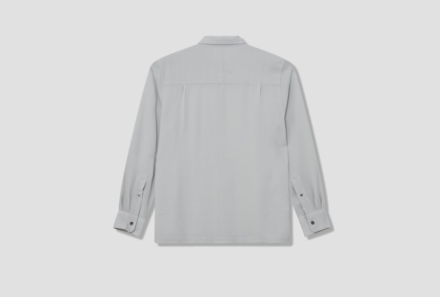 Clothing BERNER KÜHL | Farm Shirt-Ice Crepe 3-45S15 Grey