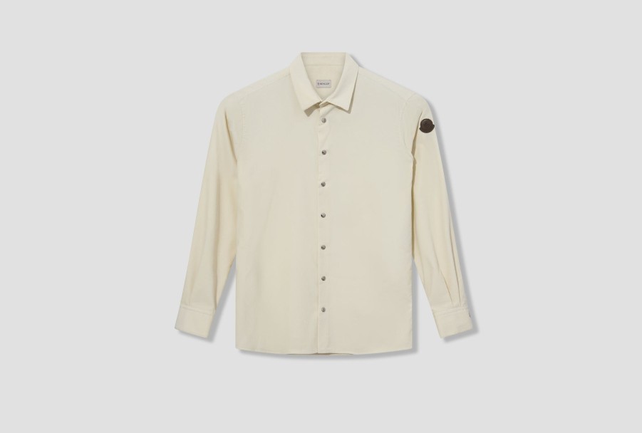 Clothing MONCLER | Edit-Shirts I2 091 2F000 07 549H4 Off White