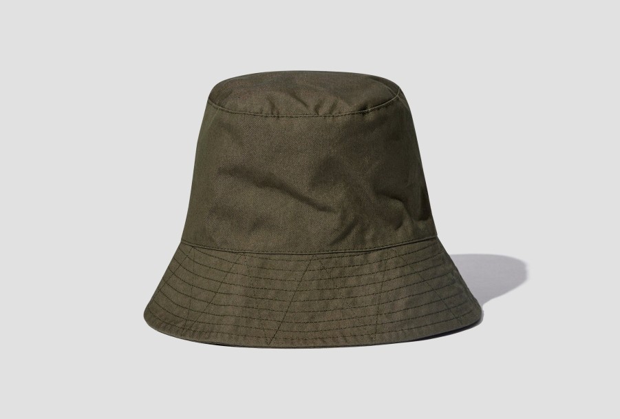 Accessories ENGINEERED GARMENTS | Bucket Hat-Olive Cp Weather Poplin Eu001/23F1H003