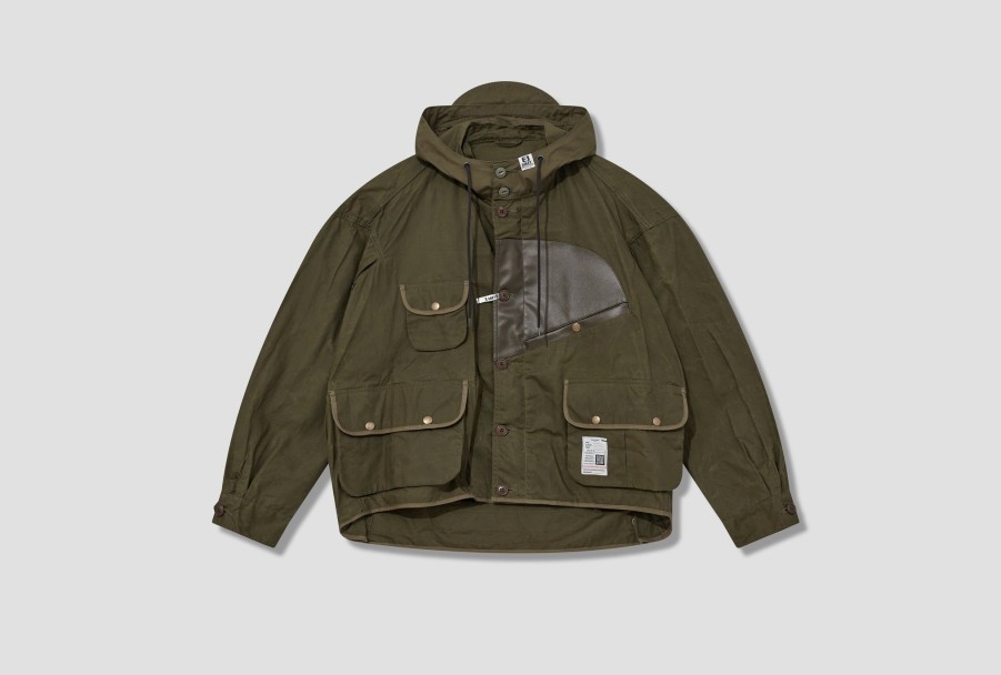 Clothing Maison MIHARA YASUHIRO | Hunting Jacket J11Bl041 Dark Green