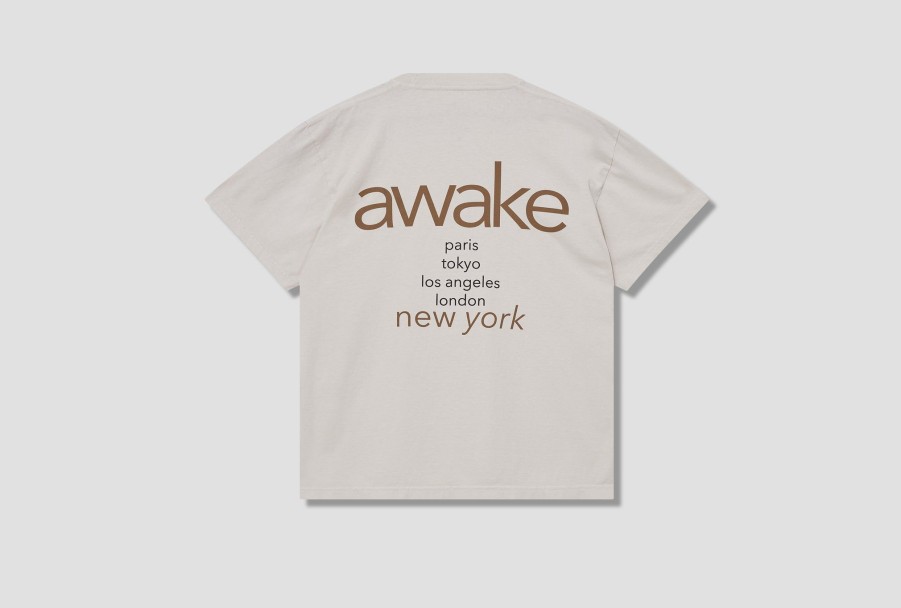 Clothing Awake NY | City Tee Awk-Fw23-Ts002 Off White