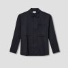 Clothing NORSE PROJECTS | Jens Cordura Tech Wool Overshirt N50-0229 Navy