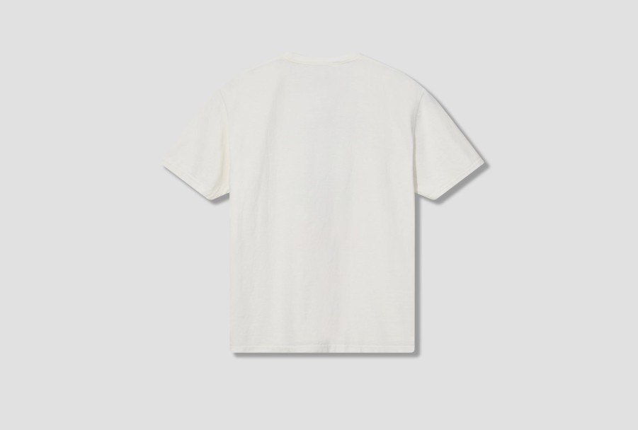 Clothing Stüssy | Stussy Usa Pigment Dyed Tee 1904945 Off White