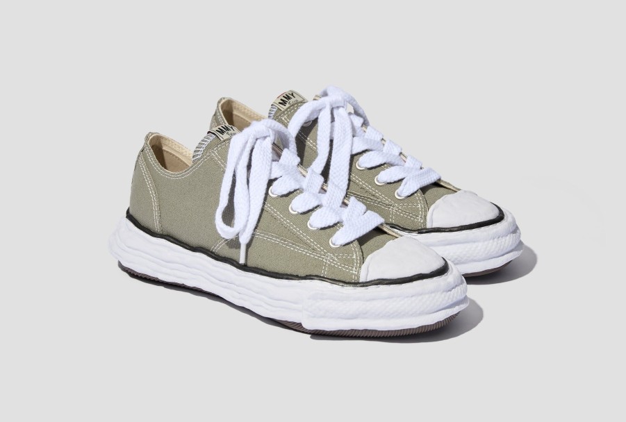 Shoes Maison MIHARA YASUHIRO | Peterson 23 Low-Original Sole Canvas Low-Top Sneaker A11Fw702 Green