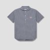 Clothing DANTON | Round Collar P.O Shirt S/S #Jd-3569 Trd Navy