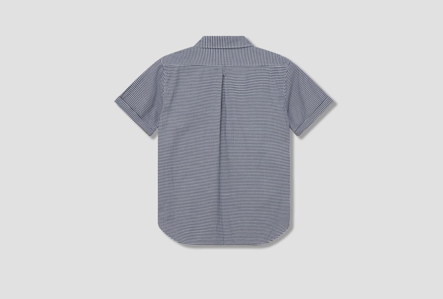 Clothing DANTON | Round Collar P.O Shirt S/S #Jd-3569 Trd Navy