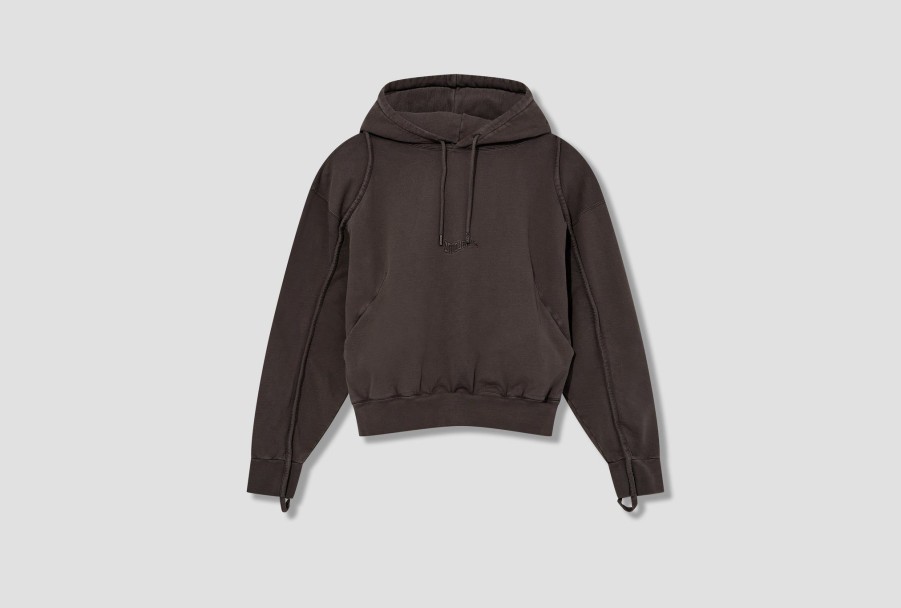 Clothing JACQUEMUS | Le Sweatshirt Camargue 226Js053-2087 Dark Brown