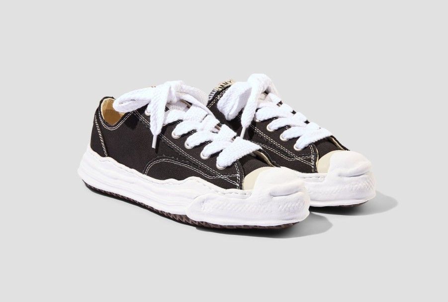 Shoes Maison MIHARA YASUHIRO | Hank Low-Original Sole Canvas Low-Top Sneaker A05Fw702 Black