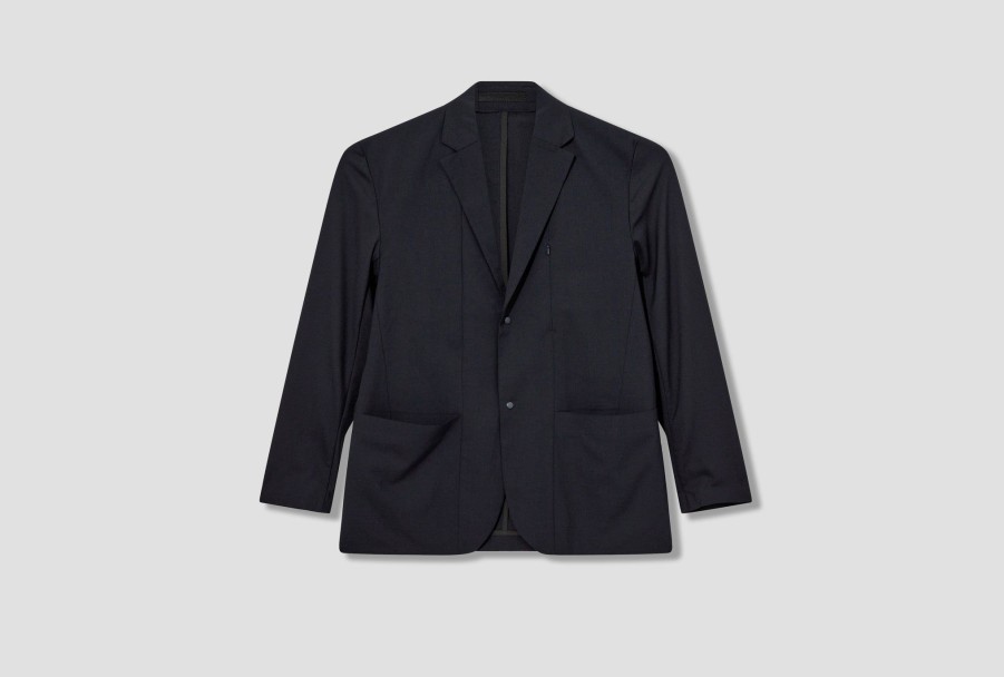 Clothing NORSE PROJECTS | Emil Cordura Tech Wool Blazer N50-0228 Navy