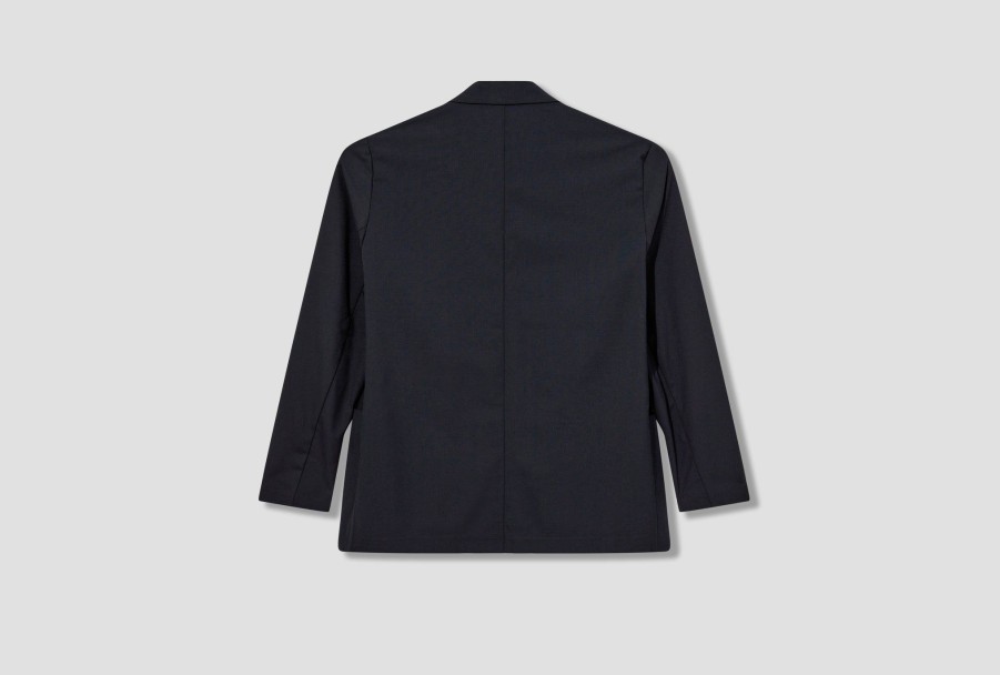 Clothing NORSE PROJECTS | Emil Cordura Tech Wool Blazer N50-0228 Navy