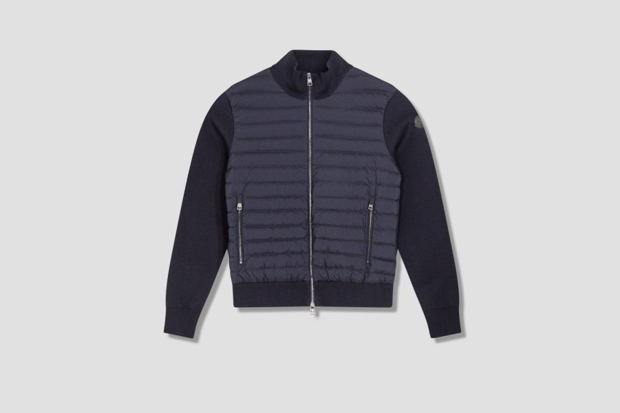 Clothing MONCLER | Edit-Cardigan I1 091 9B000 16 V9100 Blue