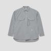 Clothing and wander | Cordura Typewriter Ls Over Shirt 5743283076 Light Grey