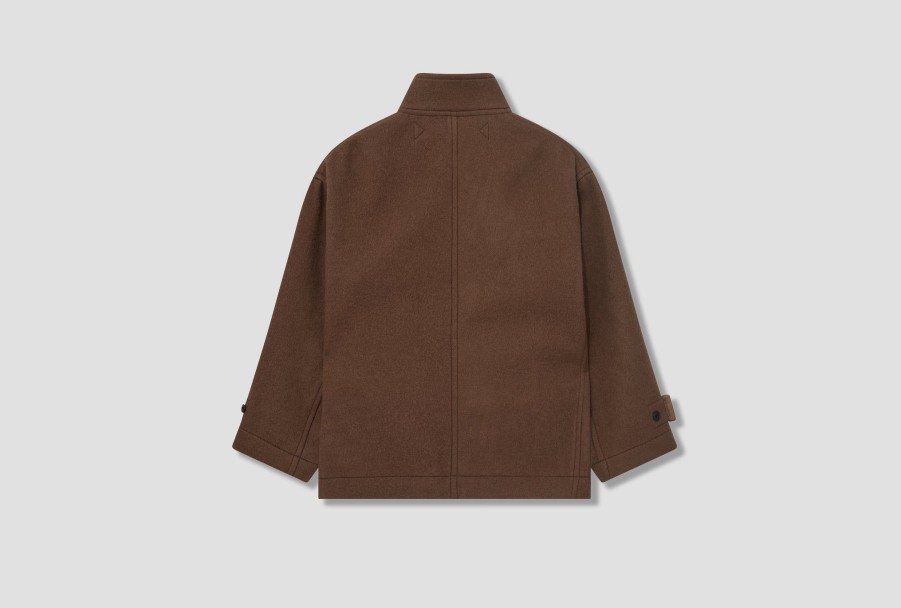 Clothing LEMAIRE | Boxy Duffle Coat-Wool Duffle Co1038 Lf1136 Olive