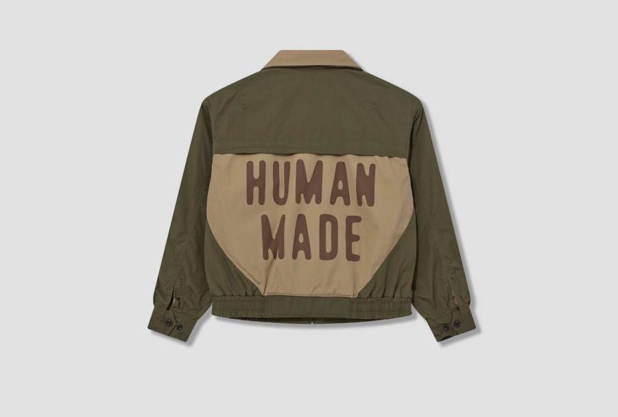 Clothing HUMAN MADE | Oxford Blouson Hm26Jk021 Olive