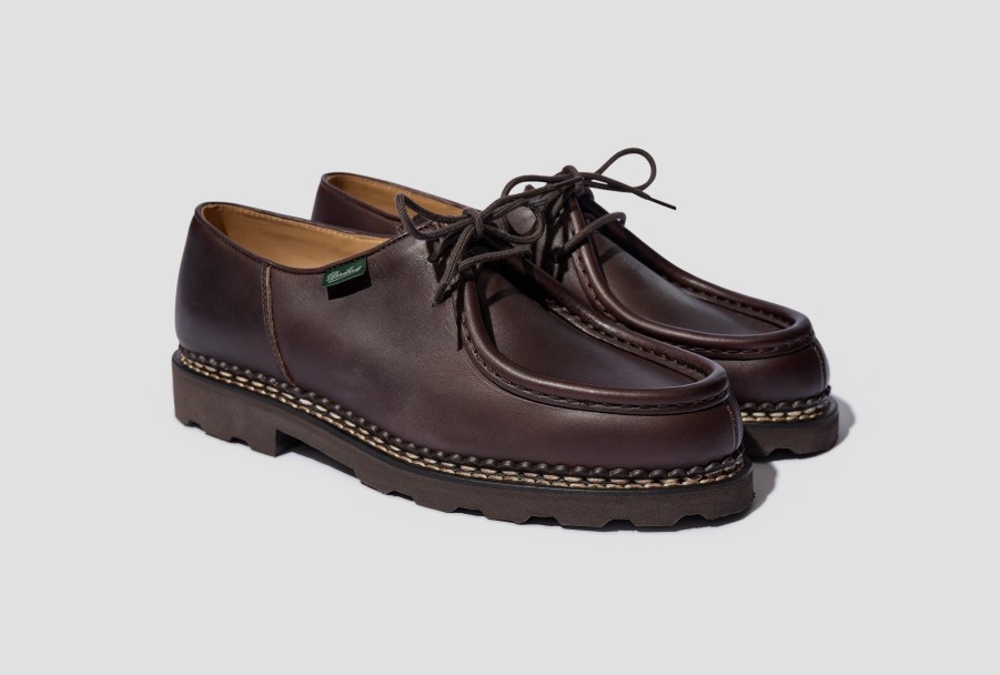 Shoes Paraboot | Michael/Marche Ii Marron-Lisse Cafe 715612 Dark Brown