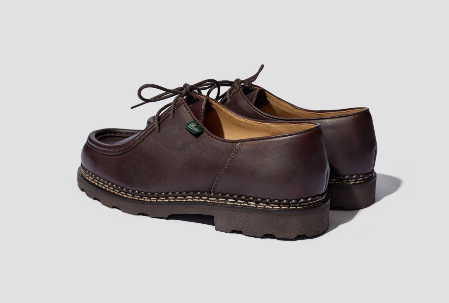 Shoes Paraboot | Michael/Marche Ii Marron-Lisse Cafe 715612 Dark Brown