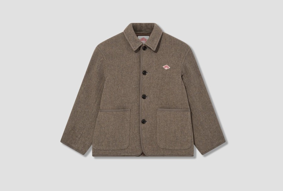 Clothing DANTON | Coveralls Jacket-Wool Light Pile #Dt-A0210 Wlp Beige