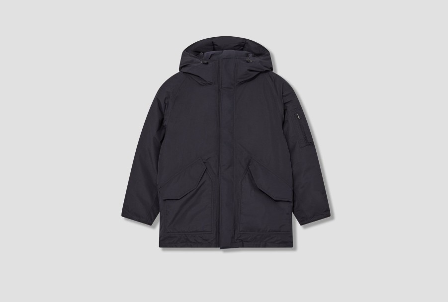 Clothing nanamica | Gore-Tex Down Coat Subf357E Navy