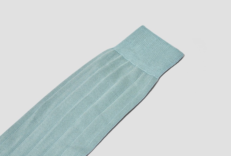 Accessories Paul Smith | Men Sock Plain Rib M1A-800Mo-M215 Turquoise