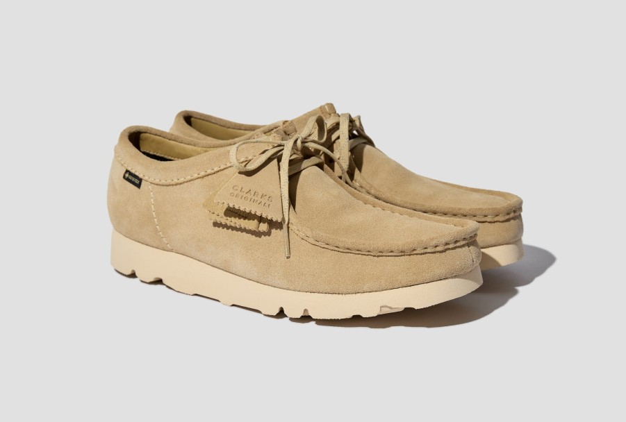 Shoes CLARKS ORIGINALS | Wallabee Gore-Tex-Maple Suede 26172074 Beige